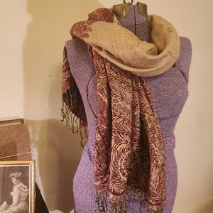 Beautiful Red and Gold Wrap